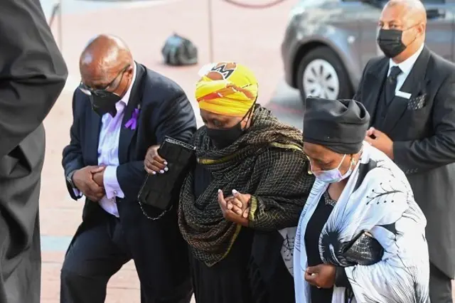 Desmond Tutu coffin: South African priest Archbishop Desmond Tutu funeral images