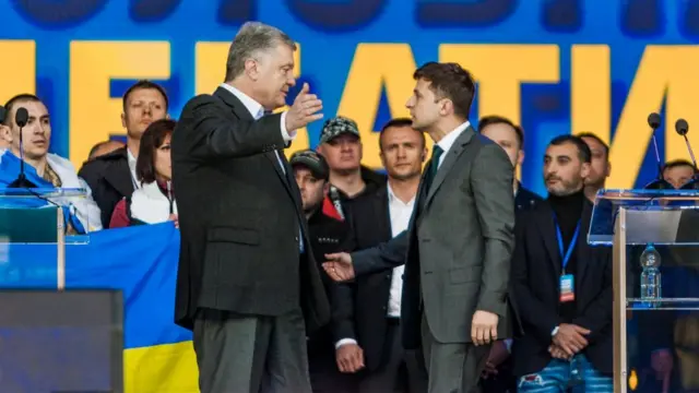 Порошенко та Зеленський