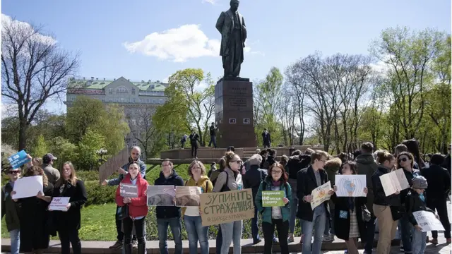 Акція проходила під гаслом "За цирк без тварин"