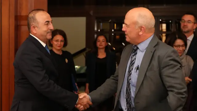 Mevlüt Çavuşoğlu ve Nils Muijnieks
