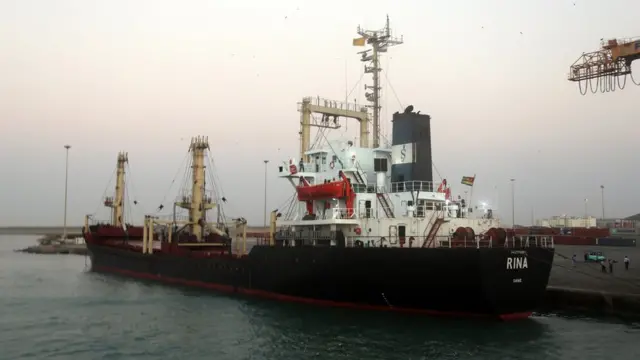 Dünya Sağlık Programı'nın gıda yardımı taşıyan gemisi