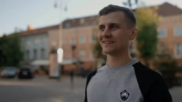 Лейтенант Дмитрий Мишов в Вильнюсе