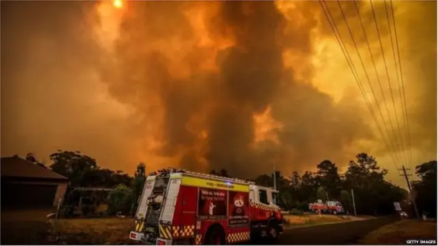 ऑस्ट्रेलिया में जंगल की आग