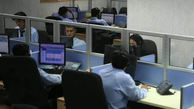 кол центар, илустрација