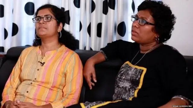 कनकदुर्गा (बाईं तरफ) और बिंदु अम्मिनि ने सबरीमला मंदिर में प्रवेश किया था