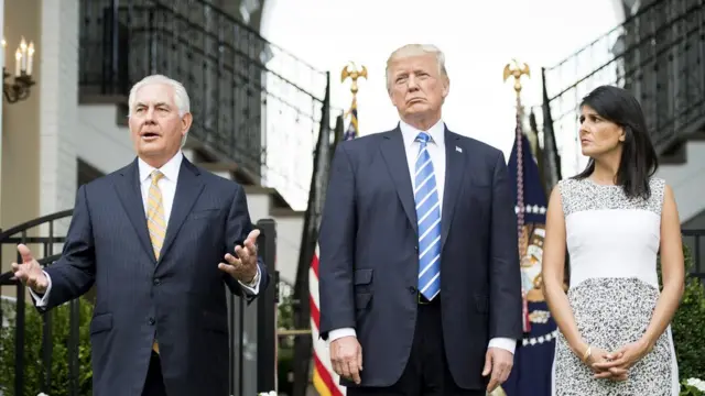 هيلي وترامب وتيلرسون