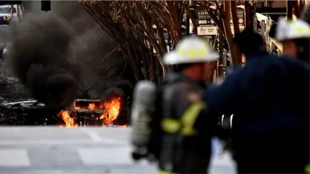 అమెరికాలో పేలుడు