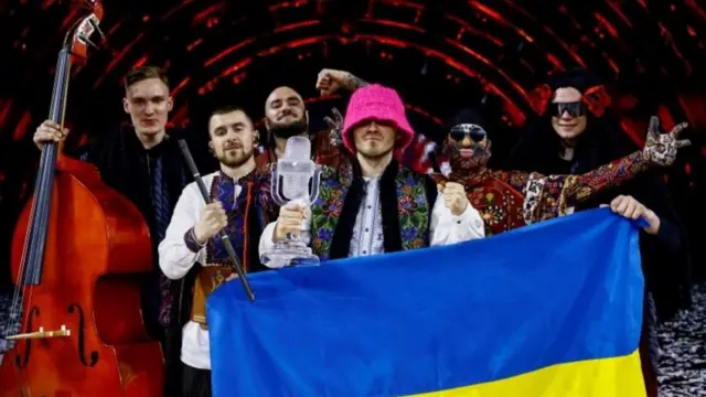 Ukraine won the 2022 competition in Turin with Kalush Orchestra performing the winning song