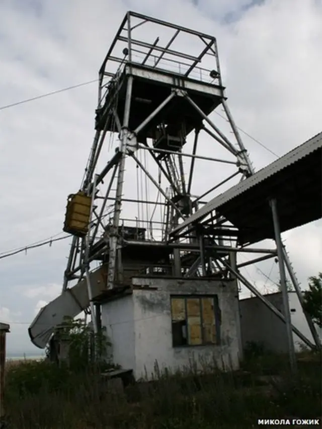 Копер золотовидобувної шахти