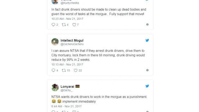 Hivi ndivyo raia walivyotoa maoni yao baada ya pendekezo hilo la NTSA