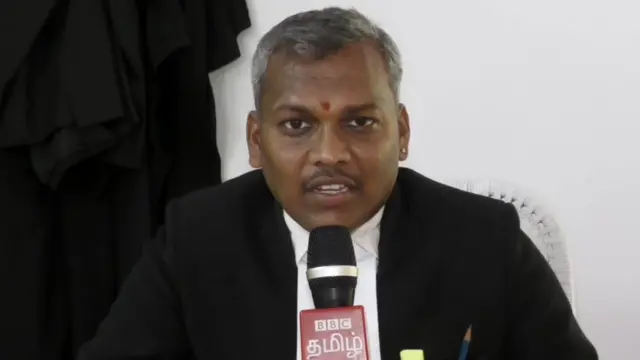 வழக்கறிஞர் அருண் சுவாமிநாதன்.