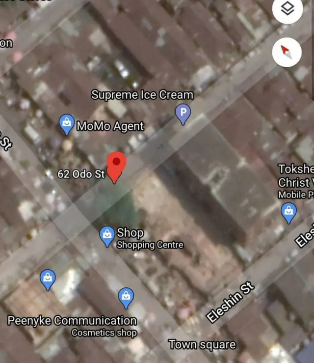 Aworan afihan ibi ti ile ti wo lEko