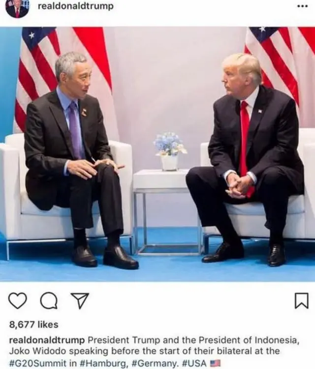 Singapura, Trum, Lee Hsien Loong