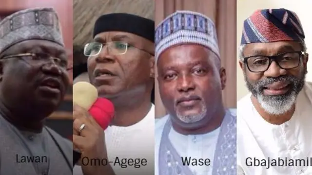 Lawan,Omo-Agege,Gbajabiamila na Wase