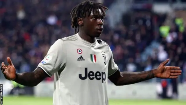 Moise Kean comptabilise déjà deux sélections avec l'Italie.