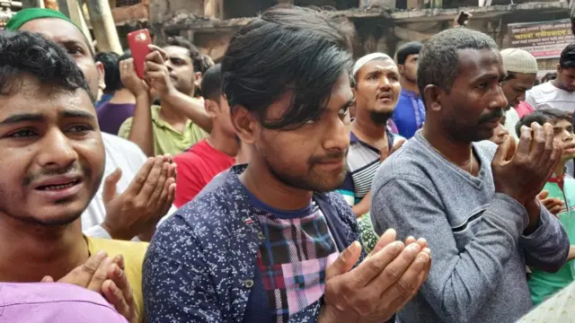 চকবাজারের অগ্নিকান্ডে নিহতদের জন্য প্রার্থনা