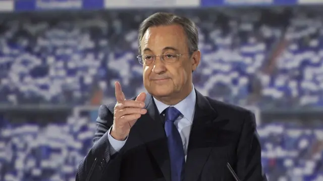 Shugaban Real Madrid Florentizo Perez.