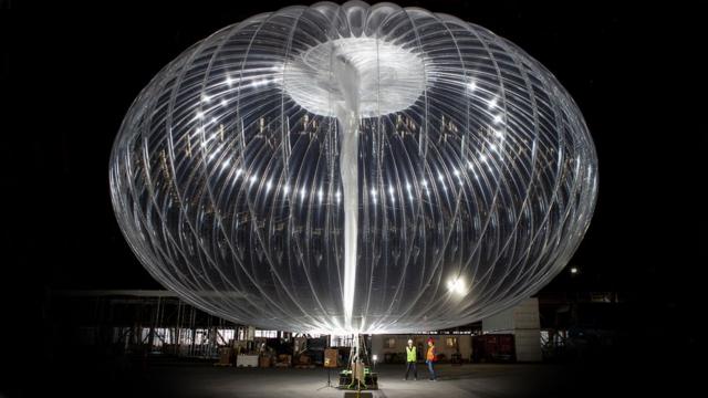 Balão do Projeto Loon, do Google