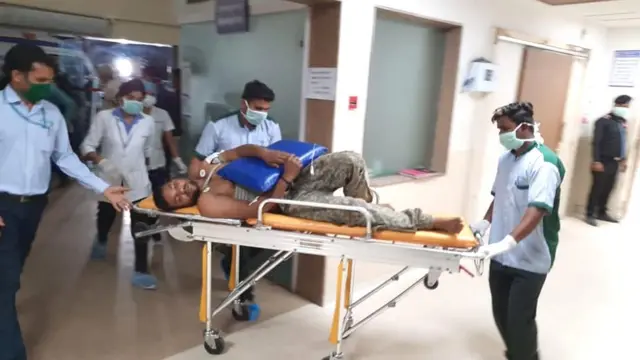 घायल जवान