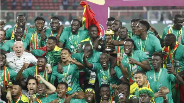 Senegal with Afcon cup