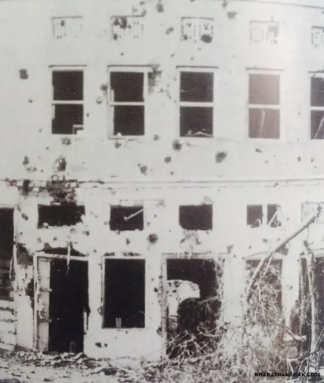 डोगरई पर कब्ज़ा होने के बाद का दृश्य.