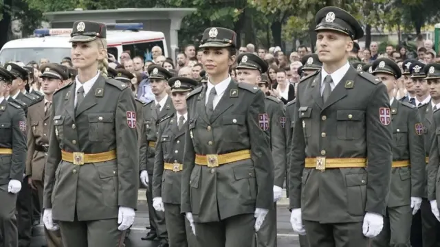 Vojska Srbije - smotra novih oficira