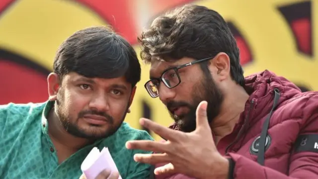 કનૈયાકુમાર અને જિજ્ઞેશ મેવાણી