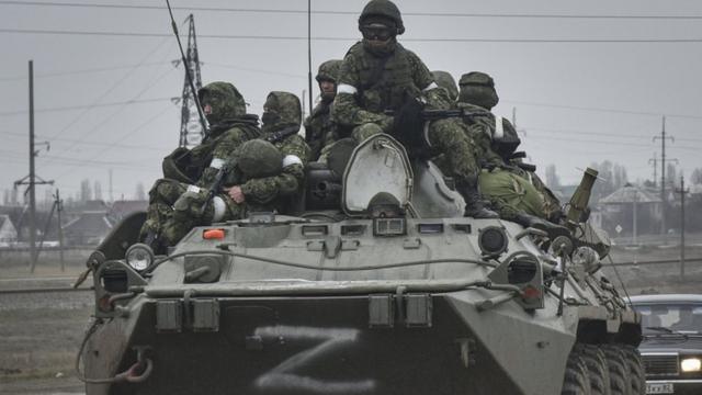 Российская бронетехника на Украине