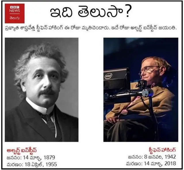 హాకింగ్, ఐన్‌స్టీన్