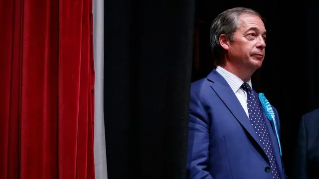 Nigel Farage, líder do Partido do Brexit