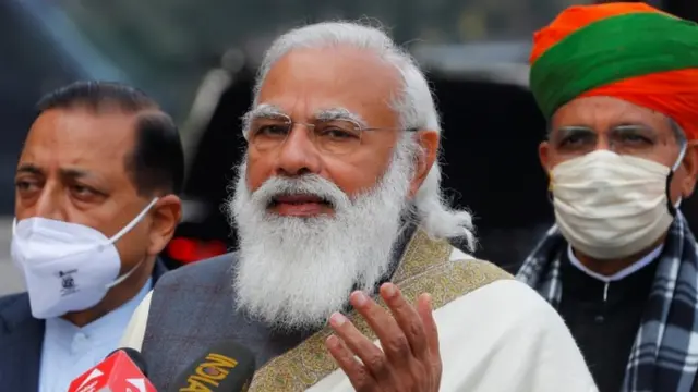ভারতের প্রধানমন্ত্রী নরেন্দ্র মোদী, ২৯/০১/২০২১