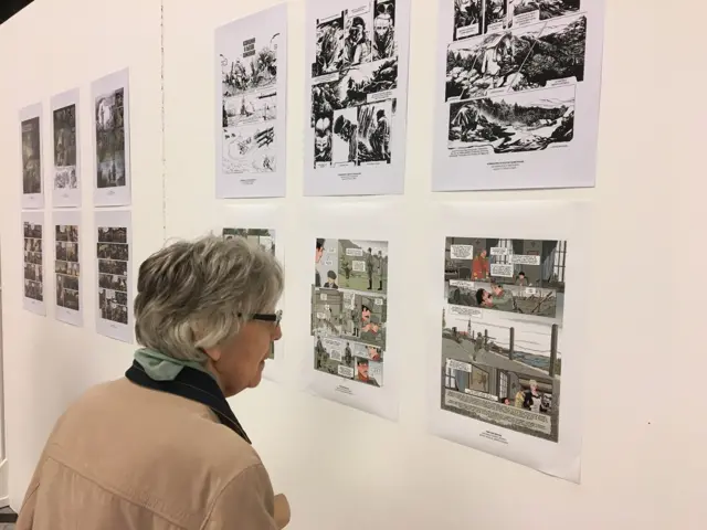 Стрип илустрација Линије фронта