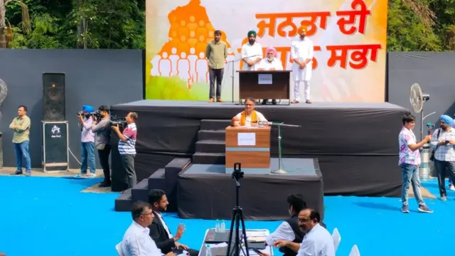 ਭਾਜਪਾ ਦੇ ਮੌਕ ਸੈਸ਼ਨ ਦੀਆਂ ਤਸਵੀਰਾਂ