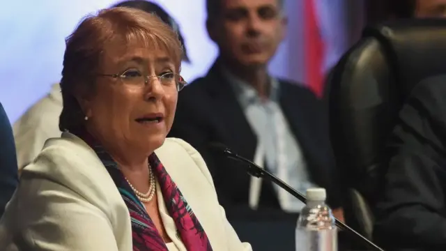 Michelle Bachelet, presidenta de Chile