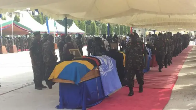 Sherehe za kuwaaga wanajeshi wa TZ waliouawa DRC zafanyika