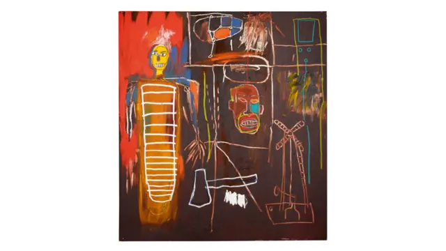 Картина "Air Power" кисти Мишеля Баския