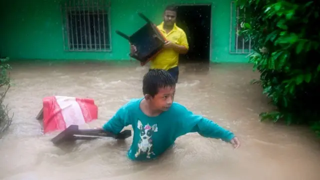 Inundaciones en Guatemala