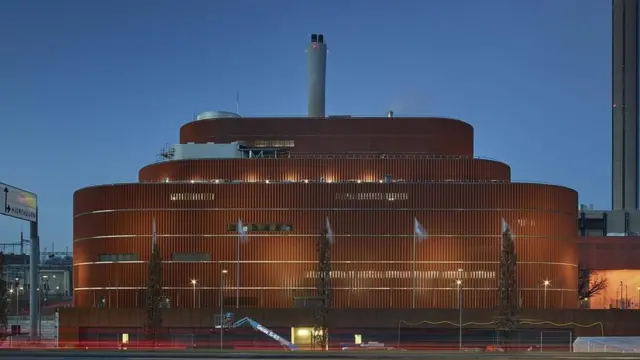 محطة لتوليد الحرارة تابعة لشركة فورتام السويدية