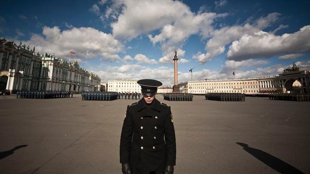 莫斯科红场阅兵式资料图片