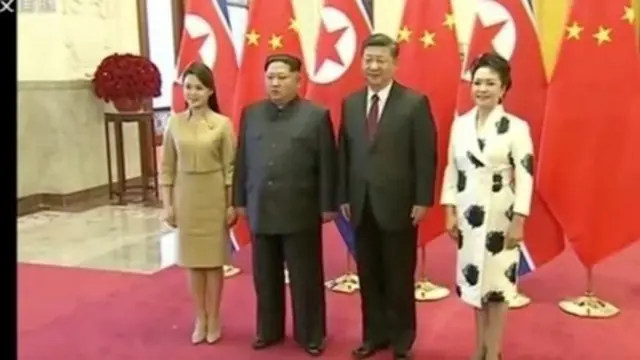 किम जोंग और शी जिनपिंग