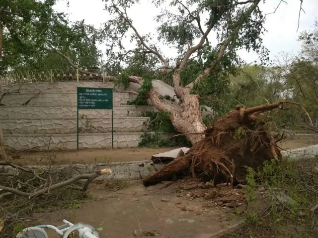 Guguwa mai iska ta afkawa yankin Rajasthan