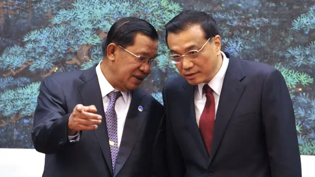 Ông Hun Sen và Thủ tướng Lý Khắc Cường