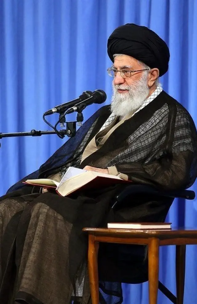 آیت‌الله خامنه‌ای رهبر جمهوری اسلامی