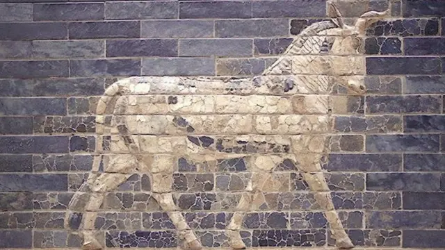 دیوارنگاره‌ای در موزه پرگامون