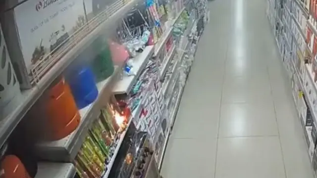 Ebeano supermarket Abuja Fire