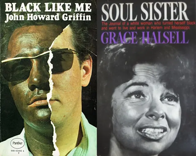 As capasaposta esportiva que ganha bonus gratis'Black Like Me', escrito por um homem branco que se passou por negro e viajou pelo sul dos EUA; eaposta esportiva que ganha bonus gratis'Soul Sister',aposta esportiva que ganha bonus gratisque a jornalista Grace Halsell faz o mesmo