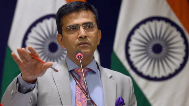 দিল্লিতে পররাষ্ট্র মন্ত্রণালয়ের মুখপাত্র রবীশ কুমার