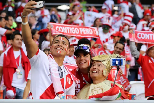 Peruanos en Rusia 2018