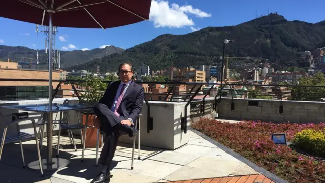 Carlos Canelón en Bogotá (Foto: Boris Miranda)