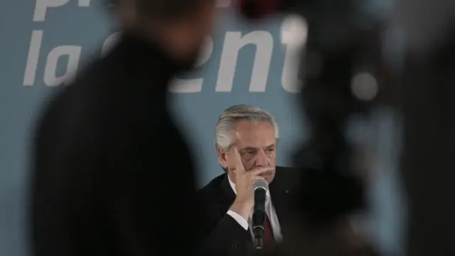 El presidente Alberto Fernández